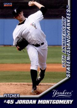 2014 Choice Staten Island Yankees #26 Jordan Montgomery Front
