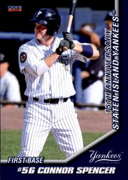 2014 Choice Staten Island Yankees #29 Connor Spencer Front