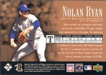 2002 Upper Deck Piece of History #19 Nolan Ryan Back