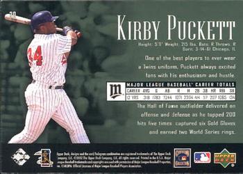 2002 Upper Deck Piece of History #30 Kirby Puckett Back