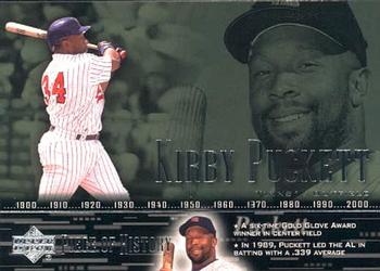 2002 Upper Deck Piece of History #30 Kirby Puckett Front
