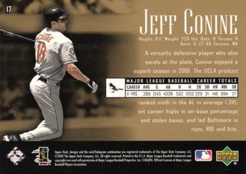 2002 Upper Deck Piece of History #17 Jeff Conine Back