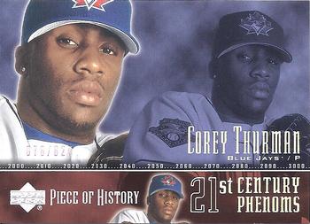 2002 Upper Deck Piece of History #94P Corey Thurman Front
