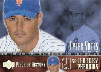2002 Upper Deck Piece of History #117P Tyler Yates Front