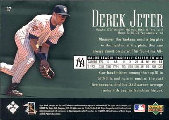 2002 Upper Deck Piece of History #37 Derek Jeter Back