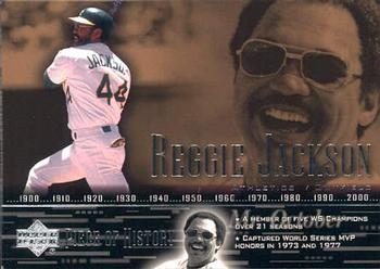 2002 Upper Deck Piece of History #3 Reggie Jackson Front