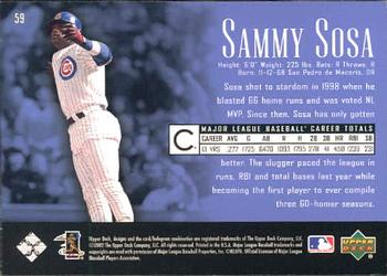 2002 Upper Deck Piece of History #59 Sammy Sosa Back