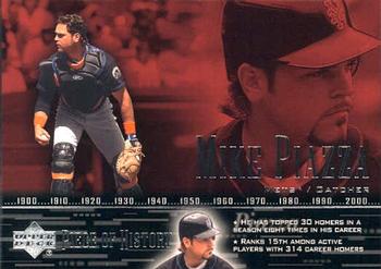 2002 Upper Deck Piece of History #79 Mike Piazza Front