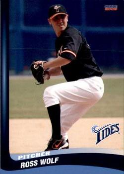 2009 Choice Norfolk Tides #39 Ross Wolf Front