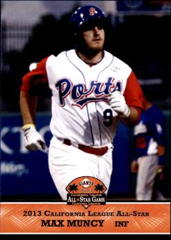 2013 Grandstand California League All-Star Game #NNO Max Muncy Front