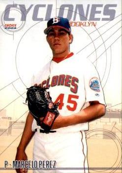 2004 Choice Brooklyn Cyclones #22 Marcelo Perez Front