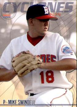 2004 Choice Brooklyn Cyclones #29 Mike Swindell Front