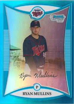 2008 Bowman Chrome - Prospects Blue Refractors #BCP138 Ryan Mullins Front
