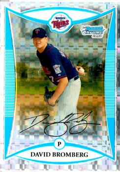 2008 Bowman Chrome - Prospects X-Fractor #BCP194 David Bromberg Front