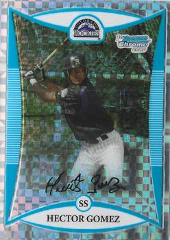 2008 Bowman Chrome - Prospects X-Fractor #BCP229 Hector Gomez Front