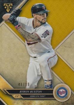 2017 Topps Triple Threads - Gold #98 Byron Buxton Front