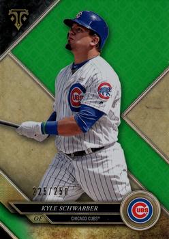 2017 Topps Triple Threads - Emerald #9 Kyle Schwarber Front