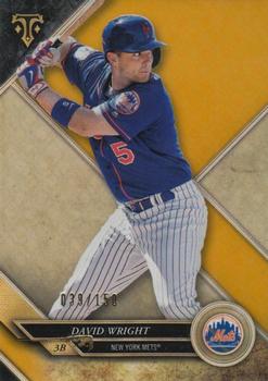 2017 Topps Triple Threads - Amber #57 David Wright Front