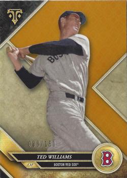2017 Topps Triple Threads - Amber #64 Ted Williams Front