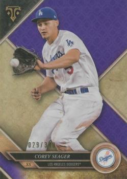 2017 Topps Triple Threads - Amethyst #17 Corey Seager Front