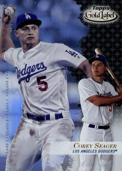 2017 Topps Gold Label - Class 1 Black #31 Corey Seager Front