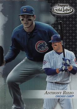 2017 Topps Gold Label - Class 1 Black #40 Anthony Rizzo Front