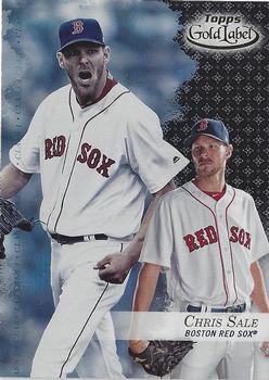 2017 Topps Gold Label - Class 1 Black #80 Chris Sale Front