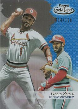 2017 Topps Gold Label - Class 1 Blue #11 Ozzie Smith Front