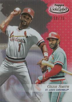 2017 Topps Gold Label - Class 1 Red #11 Ozzie Smith Front