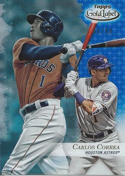 2017 Topps Gold Label - Class 2 Blue #90 Carlos Correa Front