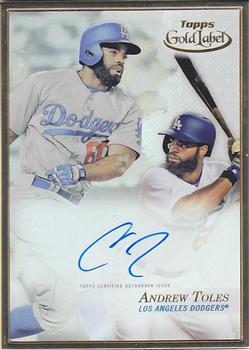 2017 Topps Gold Label - Framed Autographs #FA-AT Andrew Toles Front