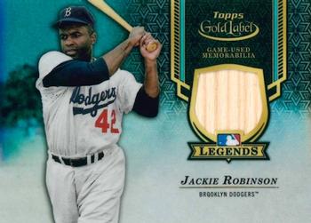 2017 Topps Gold Label - MLB Legends Relics #GLR-JR Jackie Robinson Front