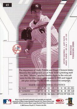 2004 Donruss Elite Extra Edition - Aspirations #45 Mike Mussina Back