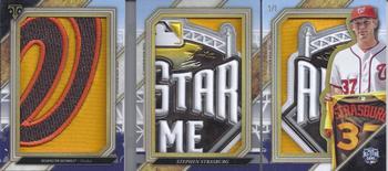 2017 Topps Triple Threads - All-Star Jumbo ASG Patch Book #ASGJP-SS Stephen Strasburg Front