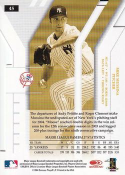 2004 Donruss Elite Extra Edition - Aspirations Gold #45 Mike Mussina Back