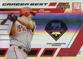 2004 Donruss Elite Extra Edition - Career Best All-Stars #CB-25 Jim Thome Front