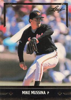 1991 Leaf - Gold Rookies #BC12 Mike Mussina Front