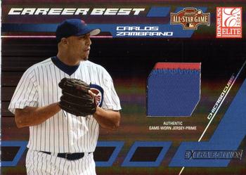 2004 Donruss Elite Extra Edition - Career Best All-Stars Jersey Prime #CB-8 Carlos Zambrano Front