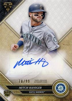 2017 Topps Triple Threads - Rookie Autographs #RA-MH Mitch Haniger Front
