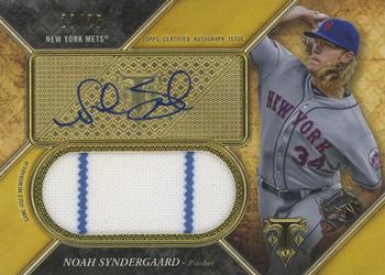 2017 Topps Triple Threads - Unity Autograph Jumbo Relics Gold #UAJR-NS Noah Syndergaard Front