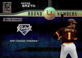 2004 Donruss Elite Extra Edition - Round Numbers #RN-1 Ozzie Smith Front
