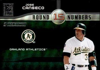 2004 Donruss Elite Extra Edition - Round Numbers #RN-34 Jose Canseco Front