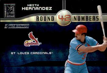 2004 Donruss Elite Extra Edition - Round Numbers #RN-37 Keith Hernandez Front