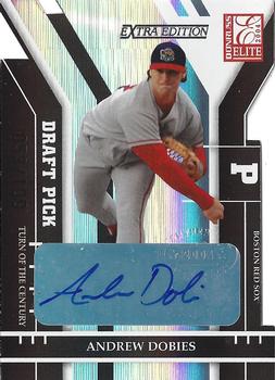 2004 Donruss Elite Extra Edition - Signature Turn of the Century #258 Andrew Dobies Front