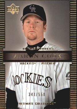 2002 Upper Deck Ultimate Collection #67 Aaron Cook Front