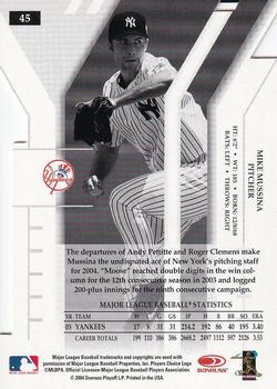 2004 Donruss Elite Extra Edition - Turn of the Century #45 Mike Mussina Back