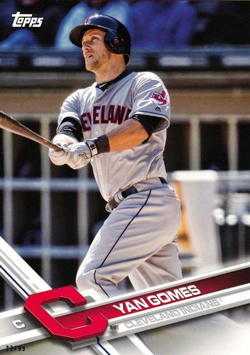 2017 Topps Cleveland Indians 5x7 #CLE-8 Yan Gomes Front