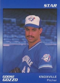 1989 Star Knoxville Blue Jays - Platinum #6 Goose Gozzo Front