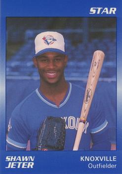 1989 Star Knoxville Blue Jays - Platinum #8 Shawn Jeter Front
