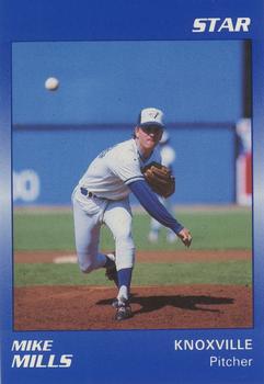 1989 Star Knoxville Blue Jays - Platinum #23 Mike Mills Front